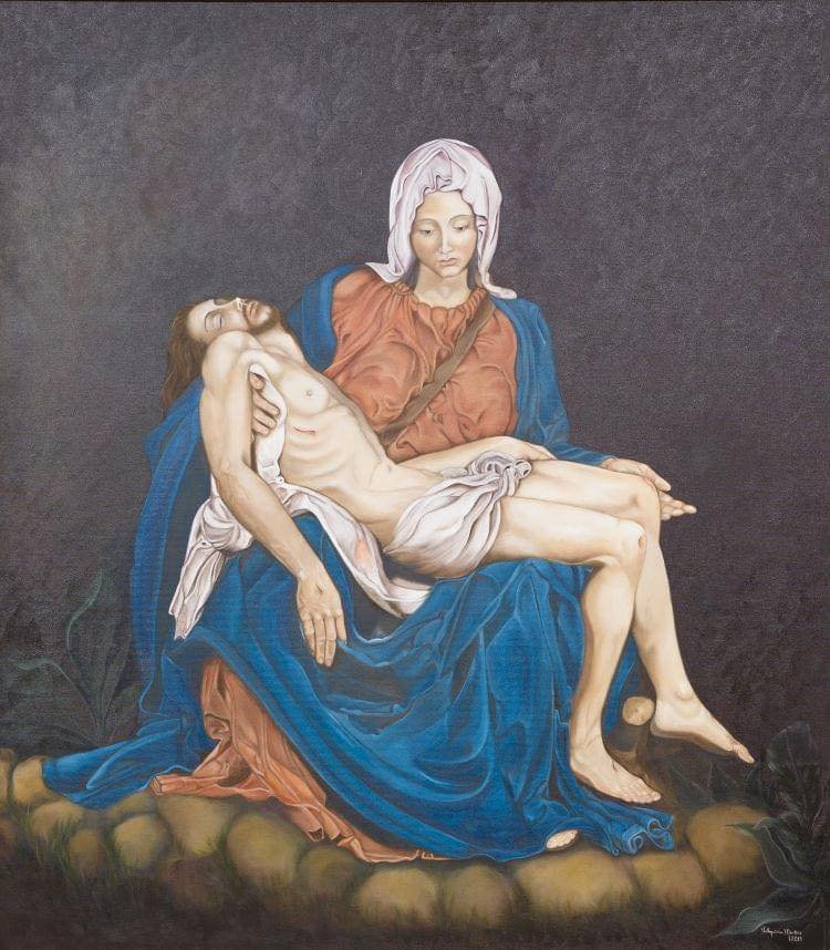 A minha releitura da Pietà de Michelangelo